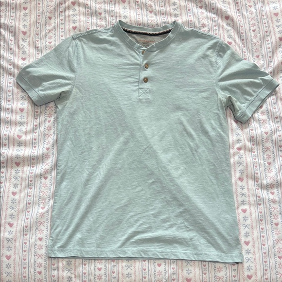 Weatherproof Light Green Casual Button Down Shirt - Picture 1 of 4